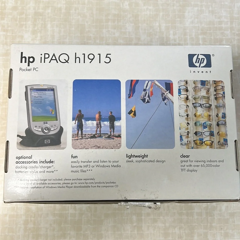 HP iPAQ Pocket PC H1915 PDA Handheld Windows Mobile RARE